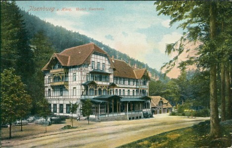 Alte Ansichtskarte Ilsenburg, Hotel Ilsestein
