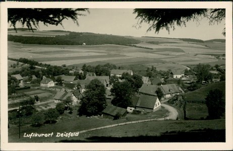 Alte Ansichtskarte Luftkurort Deisfeld, Gesamtansicht
