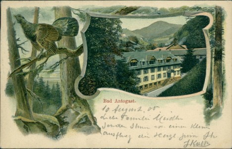 Alte Ansichtskarte Bad Antogast, 