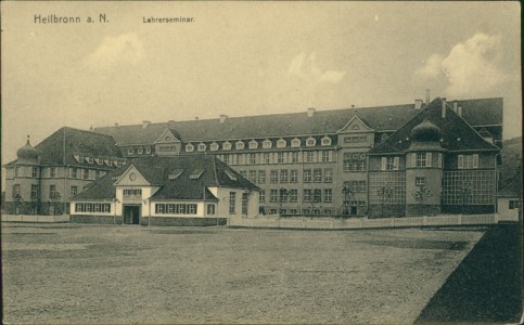 Alte Ansichtskarte Heilbronn a. N., Lehrerseminar