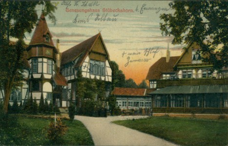 Alte Ansichtskarte Soltau-Stübeckshorn, Genesungshaus Stübeckshorn