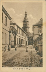 Alte Ansichtskarte Grünstadt, Pfalz, Neugasse