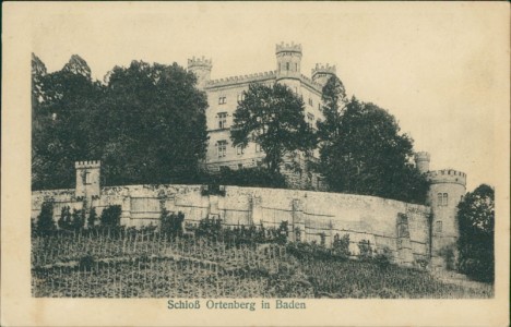 Alte Ansichtskarte Schloß Ortenberg in Baden, 