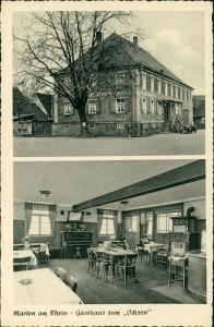 Alte Ansichtskarte Kehl-Marlen, Gasthaus zum Ochsen