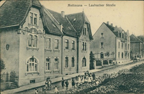 Alte Ansichtskarte Mettmann, Laubacher Straße