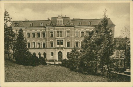 Alte Ansichtskarte Aue (Erzgebirge), Erholungsheim und Diakonissenmutterhaus Zion