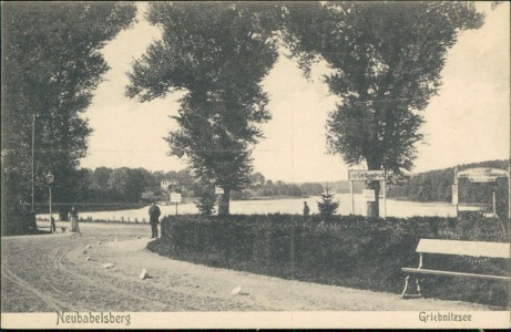Alte Ansichtskarte Potsdam-Neubabelsberg, Griebnitzsee