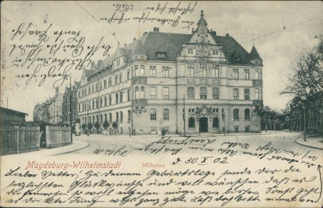 Alte Ansichtskarte Magdeburg-Wilhelmstadt, Wilhelma