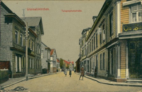 Alte Ansichtskarte Wermelskirchen, Telegraphenstraße