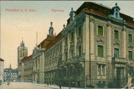 Alte Ansichtskarte Frankfurt (Oder), Regierung