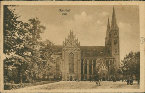 Alte Ansichtskarte Stendal, Dom
