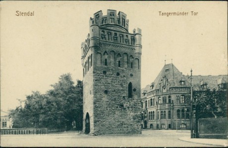 Alte Ansichtskarte Stendal, Tangermünder Tor