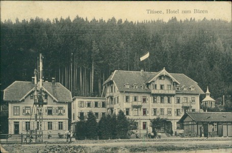 Alte Ansichtskarte Titisee, Hotel zum Bären