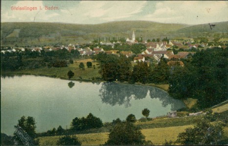 Alte Ansichtskarte Steißlingen i. Baden, Gesamtansicht