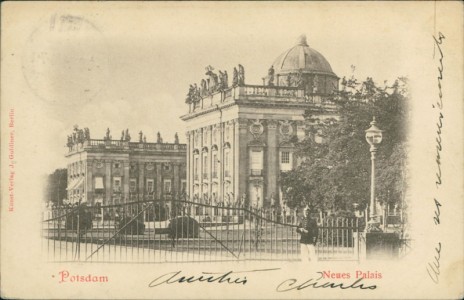 Alte Ansichtskarte Potsdam, Neues Palais