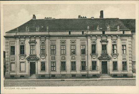 Alte Ansichtskarte Potsdam, Heiligengeiststr.