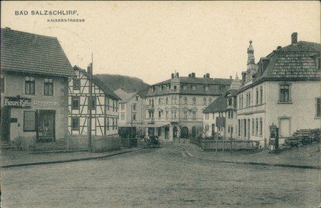 Alte Ansichtskarte Bad Salzschlirf, Kaiserstrasse