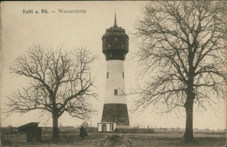 Alte Ansichtskarte Kehl, Wasserturm