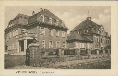 Alte Ansichtskarte Geilenkirchen, Landratsamt
