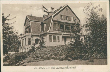 Alte Ansichtskarte Bad Langenschwalbach, Villa Claire