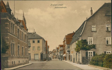 Alte Ansichtskarte Hofgeismar, Mühlenstraße