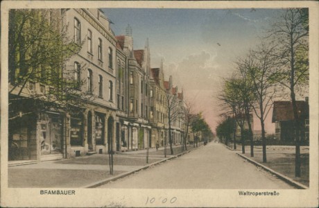 Alte Ansichtskarte Lünen-Brambauer, Waltroperstraße