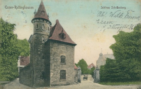 Alte Ansichtskarte Essen-Rellinghausen, Schloss Schellenberg