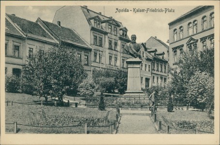 Alte Ansichtskarte Apolda, Kaiser Friedrich-Platz