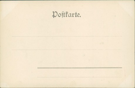 Adressseite der Ansichtskarte S. M. Kaiser Wilhelm II, 