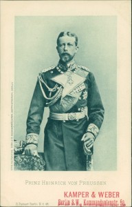 Alte Ansichtskarte Prinz Heinrich von Preussen, 