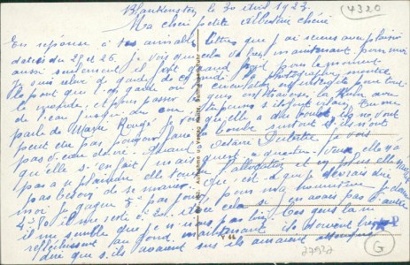 Adressseite der Ansichtskarte Hattingen-Welper, Koster Brückenschenke, Wilh. Schulte-Umberg
