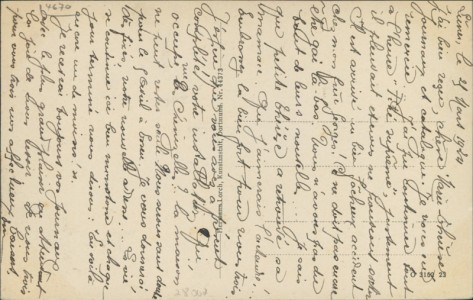 Adressseite der Ansichtskarte Selm, Schloß Cappenberg bei Lünen