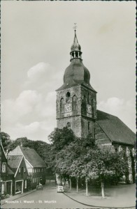 Alte Ansichtskarte Nottuln, St. Martin