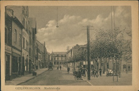 Alte Ansichtskarte Geilenkirchen, Marktstraße