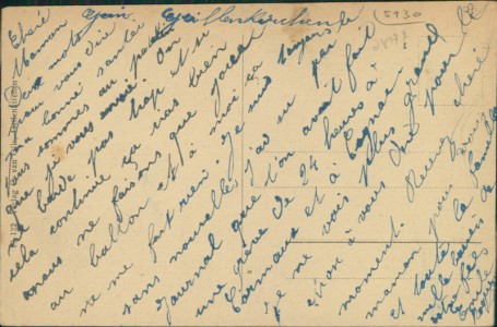 Adressseite der Ansichtskarte Geilenkirchen, Markt