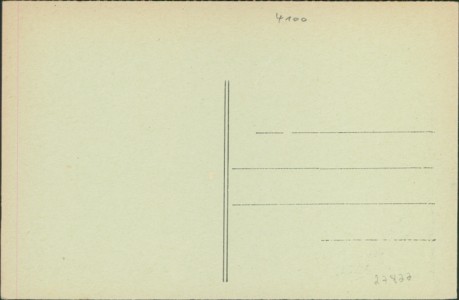 Adressseite der Ansichtskarte Duisburg-Wedau, Zur Wolfskuhl