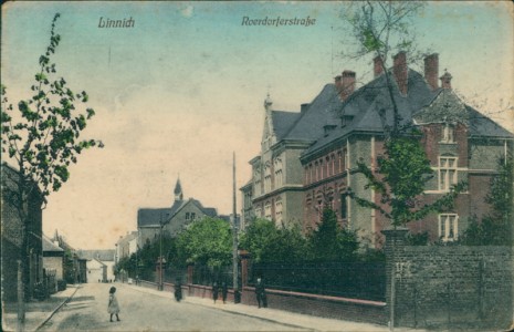 Alte Ansichtskarte Linnich, Roerdorferstraße