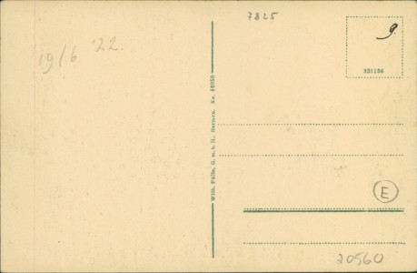 Adressseite der Ansichtskarte Lenzkirch-Saig, Gasthaus zum Ochsen