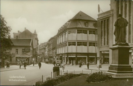 Alte Ansichtskarte Lüdenscheid, Wilhelmstrasse