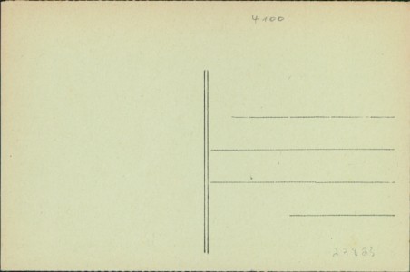 Adressseite der Ansichtskarte Duisburg-Wedau, Bissingheim, Finkenschlag