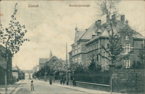 Alte Ansichtskarte Linnich, Roerdorferstraße
