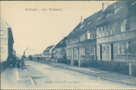 Alte Ansichtskarte Duisburg-Wedau, Zur Wolfskuhl