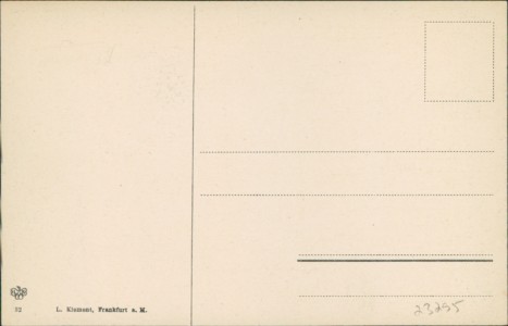 Adressseite der Ansichtskarte Eppstein, Ansicht v. d. Villa Anna