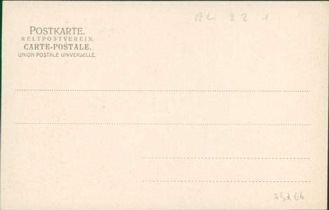 Adressseite der Ansichtskarte Marburg, St. Elisabethkirche