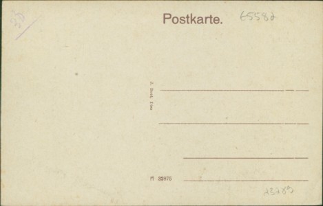 Adressseite der Ansichtskarte Diez, Wilhelm-Strasse mit Rezeptur