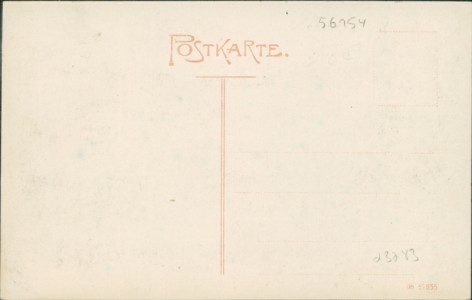 Adressseite der Ansichtskarte Boppard, Bahnhof-Hotel, Telefon 222