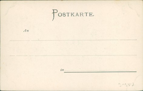 Adressseite der Ansichtskarte Stuttgart-Bad Cannstatt, Gesamtansicht