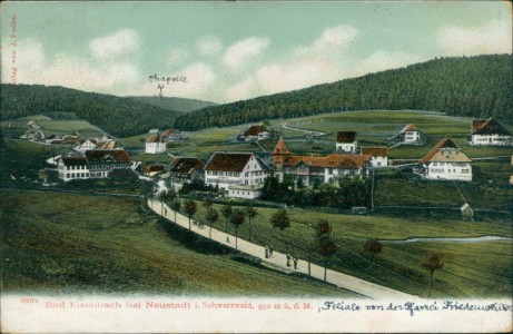 Alte Ansichtskarte Eisenbach (Hochschwarzwald), Gesamtansicht