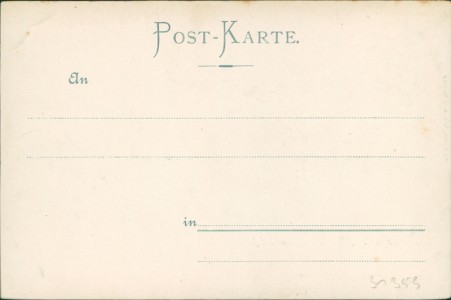 Adressseite der Ansichtskarte Stuttgart-Bad Cannstatt, Die Wilhelmsbrücke