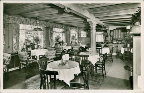 Alte Ansichtskarte Hinterzarten, Conditorei und Kaffee Imbergy, Telefon Nr 118 - Fremdenzimmer